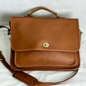 Vintage Coach Colebrook Messenger Briefcase